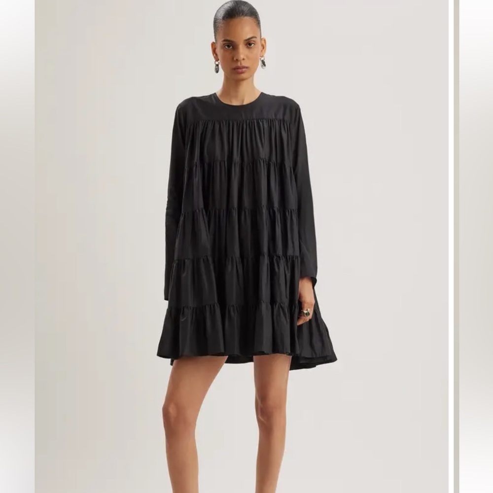 Merlette Soliman dress black sz s
